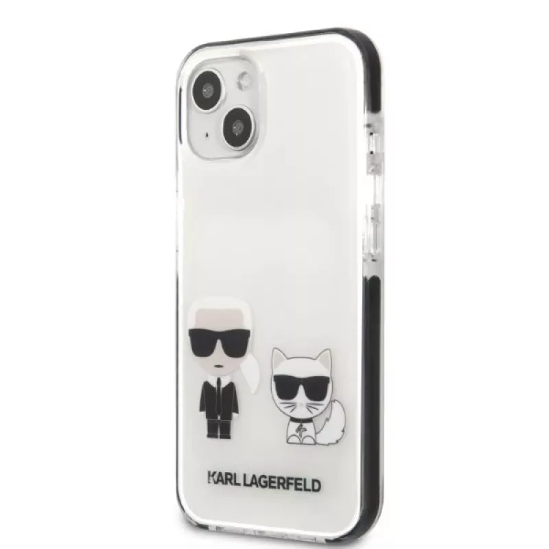 KARL LAGERFELD iPhone 13 mini hardcase wit Karl & Choupette