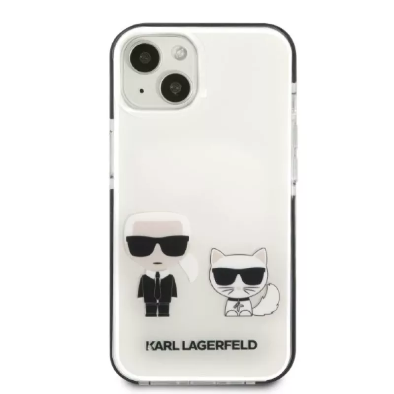 KARL LAGERFELD iPhone 13 mini hardcase wit Karl & Choupette
