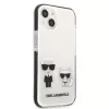 KARL LAGERFELD iPhone 13 mini hardcase wit Karl & Choupette