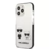 Karl Lagerfeld KLHCP13LTPEKCW iPhone 13 Pro / 13 6.1 hardcase wit Karl & Choupette