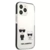 Karl Lagerfeld KLHCP13LTPEKCW iPhone 13 Pro / 13 6.1 hardcase wit Karl & Choupette