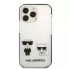 Karl Lagerfeld KLHCP13XTPEKCW hardcase voor iPhone 13 Pro Max 6,7 inch wit Karl & Choupette