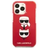 Karl Lagerfeld KLHCP13LTPE2TR iPhone 13 Pro / 13 6.1 hardcase rood Karl & Choupette Head