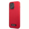 Karl Lagerfeld KLHCP13LSLMP1R Silicone Plaque Hard Case voor iPhone 13 Pro / 13 6,1 inch - rood