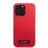 Karl Lagerfeld KLHCP13LSLMP1R Silicone Plaque Hard Case voor iPhone 13 Pro / 13 6,1 inch - rood