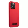 Karl Lagerfeld KLHCP13LSLMP1R Silicone Plaque Hard Case voor iPhone 13 Pro / 13 6,1 inch - rood