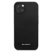 Karl Lagerfeld Silicone Plaque Back Cover voor Apple iPhone 13 mini 5,4 inch - zwart