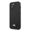 Karl Lagerfeld KLHCP13SSFMP2K Saffiano Plaque hardcase voor iPhone 13 mini, zwart