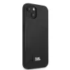 Karl Lagerfeld KLHCP13SSFMP2K Saffiano Plaque hardcase voor iPhone 13 mini, zwart