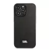 Karl Lagerfeld KLHCP13LSFMP2K iPhone 13 Pro / 13 6.1 Hardcase zwart Saffiano Plaque