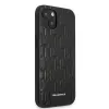 Karl Lagerfeld KLHCP13SMNMP1K iPhone 13 Mini 5,4 inch Hard Case zwart Monogram Plaque