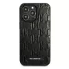 Karl Lagerfeld KLHCP13LMNMP1K hardcase voor iPhone 13 Pro / 13 6,1 inch, zwart, Monogram Plaque