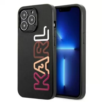 Karl Lagerfeld KLHCP13LPCOBK Hardcase voor iPhone 13 Pro / iPhone 13 6,1 inch zwart Multipink Brand