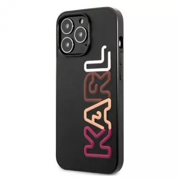 Karl Lagerfeld KLHCP13LPCOBK Hardcase voor iPhone 13 Pro / iPhone 13 6,1 inch zwart Multipink Brand