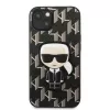 Karl Lagerfeld KLHCP13SPMNIKBK iPhone 13 mini 5.4 Hardcase zwart Monogram Ikonik Patch