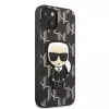 Karl Lagerfeld KLHCP13SPMNIKBK iPhone 13 mini 5.4 Hardcase zwart Monogram Ikonik Patch