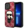 Karl Lagerfeld KLHCP13LPMNIKPI iPhone 13 Pro / 13 6,1 inch hardcase rood Monogram Ikonik Patch