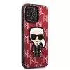 Karl Lagerfeld KLHCP13LPMNIKPI iPhone 13 Pro / 13 6,1 inch hardcase rood Monogram Ikonik Patch