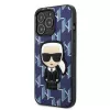 Karl Lagerfeld KLHCP13LPMNIKBL iPhone 13 Pro / 13 6,1 inch hardcase blauw Monogram Ikonik Patch