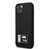 Karl Lagerfeld KLHCP13S3DKPK Ikonik Patch hardcase voor iPhone 13 mini, zwart