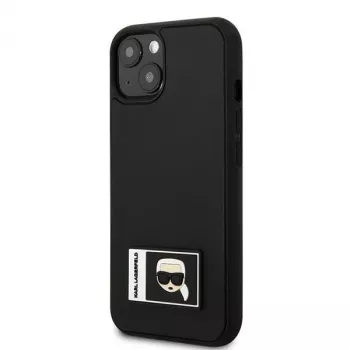 Karl Lagerfeld KLHCP13S3DKPK Ikonik Patch hardcase voor iPhone 13 mini, zwart