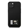 Karl Lagerfeld KLHCP13S3DKPK Ikonik Patch hardcase voor iPhone 13 mini, zwart