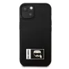 Karl Lagerfeld KLHCP13M3DKPK Ikonik Patch hardcase voor iPhone 13/14/15 6,1 inch zwart