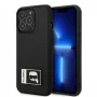 Karl Lagerfeld KLHCP13L3DKPK Ikonik Patch hardcase voor iPhone 13 Pro / 13 6,1 inch - zwart
