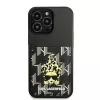 Karl Lagerfeld KLHCP13LCANCNK iPhone 13 Pro / 13 6.1 hardcase zwart Karlimals Cardslot