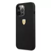 Ferrari FESSIHMP13LBK iPhone 13 Pro / 13 siliconen hardcase MagSafe zwart
