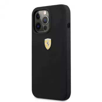 Ferrari FESSIHMP13LBK iPhone 13 Pro / 13 siliconen hardcase MagSafe zwart