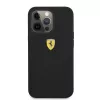 Ferrari FESSIHMP13XBK iPhone 13 Pro Max 6,7 inch zwarte hardcase silicone MagSafe
