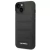 Karl Lagerfeld KF001090 Puffy Elongated Logo hardcase voor iPhone 14 Plus / 15 Plus 6,7 inch zwart