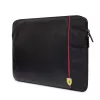 Ferrari Sleeve FECS14AXBK 14 inch Carbon & Smooth Laptop Sleeve zwart
