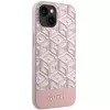 GUESS iPhone 13/14/15 roze hardcase GCube Stripes MagSafe