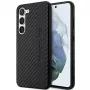 AMG hardcase voor Samsung Galaxy S23+ (SM-S916) - Carbon Stripe & Embossed, zwart