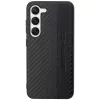 AMG hardcase voor Samsung Galaxy S23+ (SM-S916) - Carbon Stripe & Embossed, zwart
