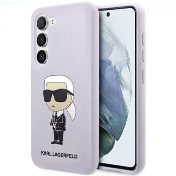Karl Lagerfeld Ikonik siliconen case voor Samsung Galaxy S23+ (SM-S916) - paars