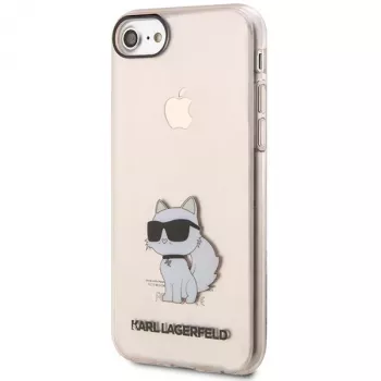 Karl Lagerfeld KLHCI8HNCHTCP Ikonik Choupette hardcase voor iPhone 7/8/SE 2020/SE 2022, roze