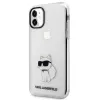 Karl Lagerfeld Ikonik Choupette Hard Case voor Apple iPhone 11 / XR 6,1 inch transparant