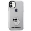 Karl Lagerfeld Ikonik Choupette Hard Case voor Apple iPhone 11 / XR 6,1 inch transparant