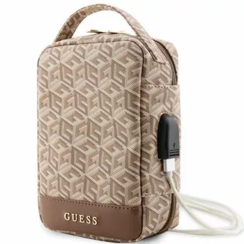 Guess GUHBHGCFSEW Organizer Bag bruin GCube Stripe