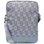 Guess GUTB10HGCFSEB GCube Stripe Tablet Bag 10 inch blauw