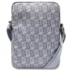Guess GUTB10HGCFSEB GCube Stripe Tablet Bag 10 inch blauw