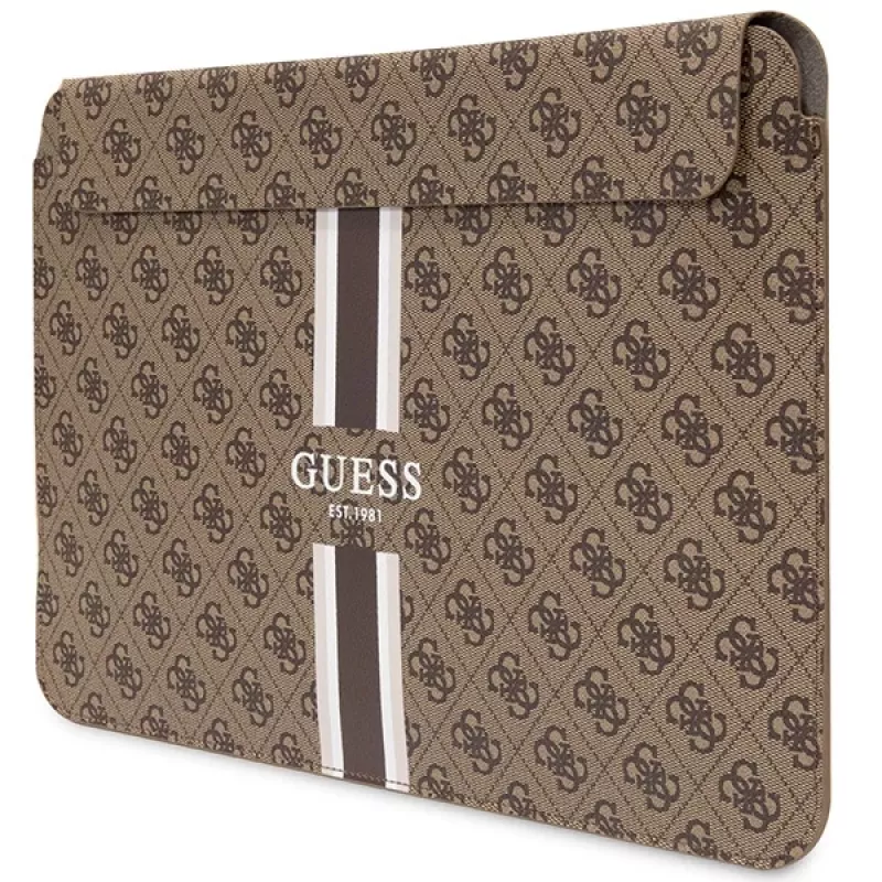 Guess Sleeve GUCS16P4RPSW 16 inch bruin 4G Printed Stripes