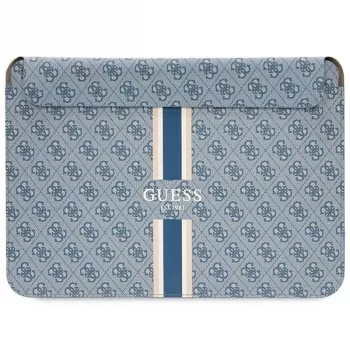 Guess Sleeve GUCS14P4RPSB 14 inch blauw 4G Printed Stripes laptophoes