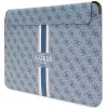 Guess Sleeve GUCS14P4RPSB 14 inch blauw 4G Printed Stripes laptophoes