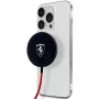 Ferrari FECBMSMENK 15W MagSafe draadloze oplaadpad - zwart