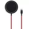 Ferrari FECBMSMENK 15W MagSafe draadloze oplaadpad - zwart