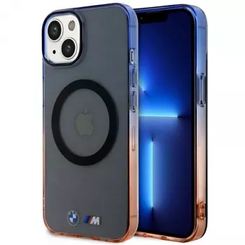 BMW iPhone 13/14/15 grijs Hardcase Gradient Bumper MagSafe